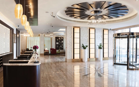 Hall at Carlton Hotels in Dubai